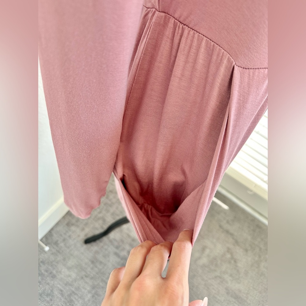 MAUVE POCKET DRESS - Picture 6 of 9